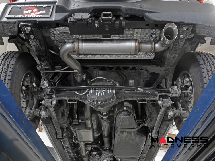 Ford Bronco Performance Exhaust System - Axle Back - Single Exit - Apollo GT - AFE - 3" - Polished Tip